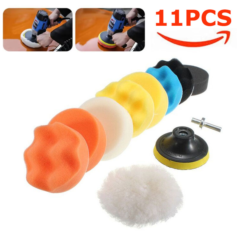 Wax Warmer - 11PCS Car Polishing Sponge Pads Kit