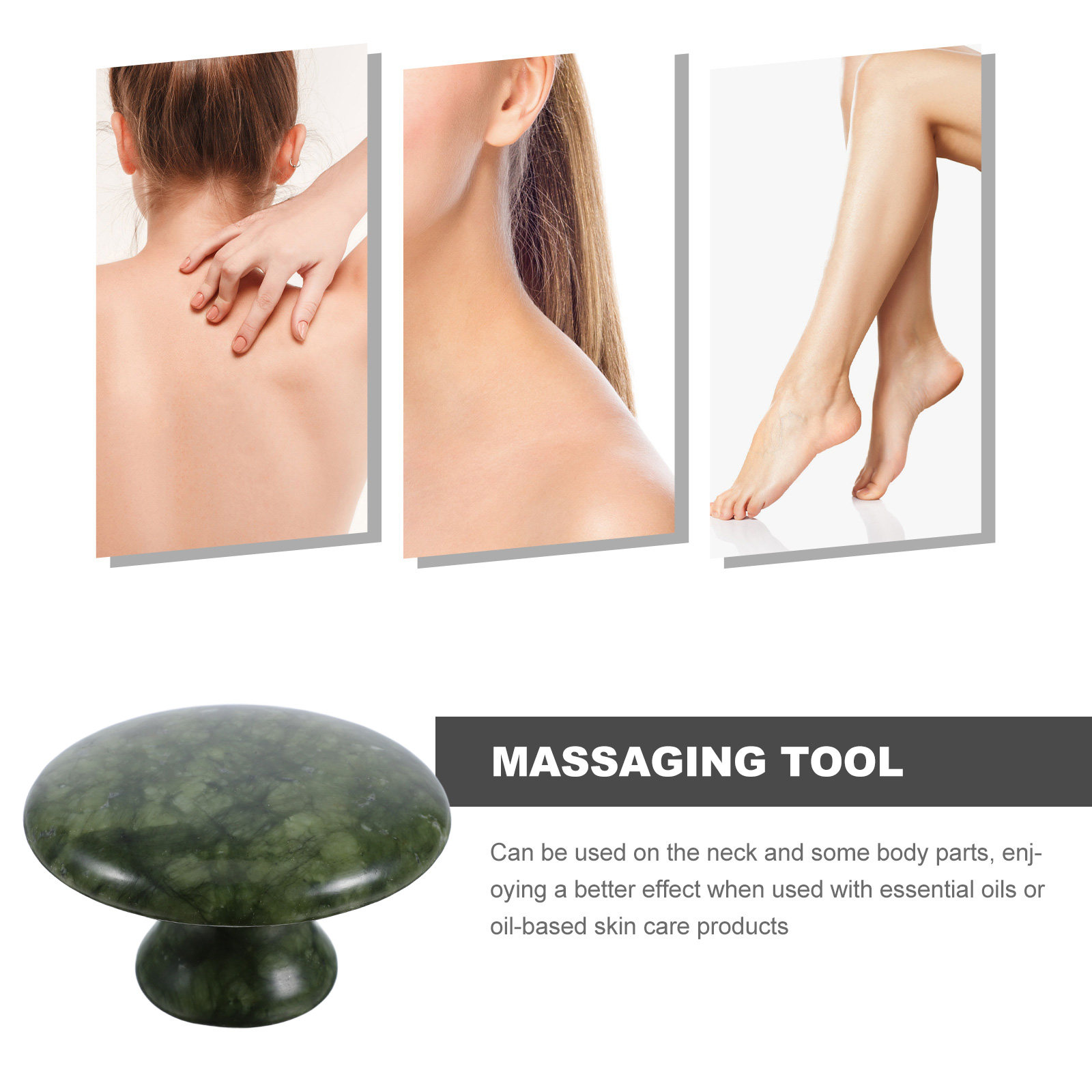 Mushroom Shaped Jade Massage S - Spa Massager ulasan dan harga