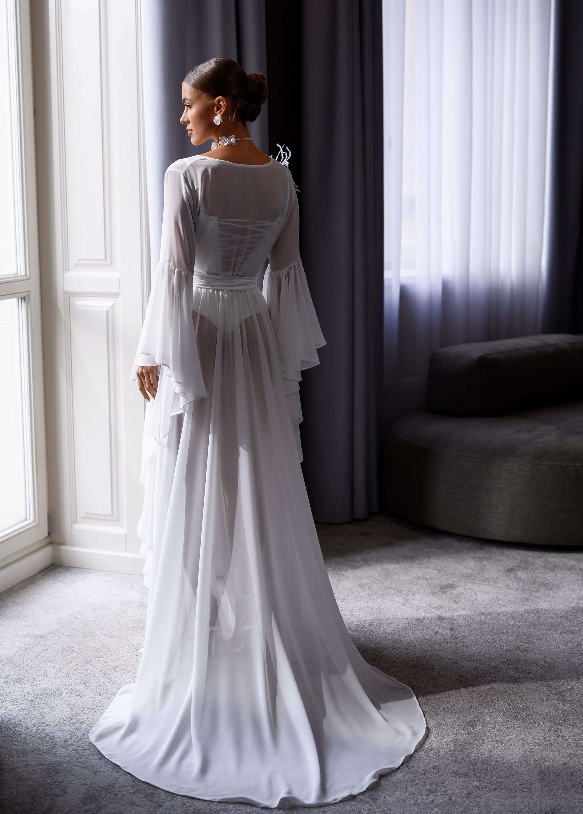 Elegant Bride Robe And Nightgo - Bathrobe ulasan dan harga