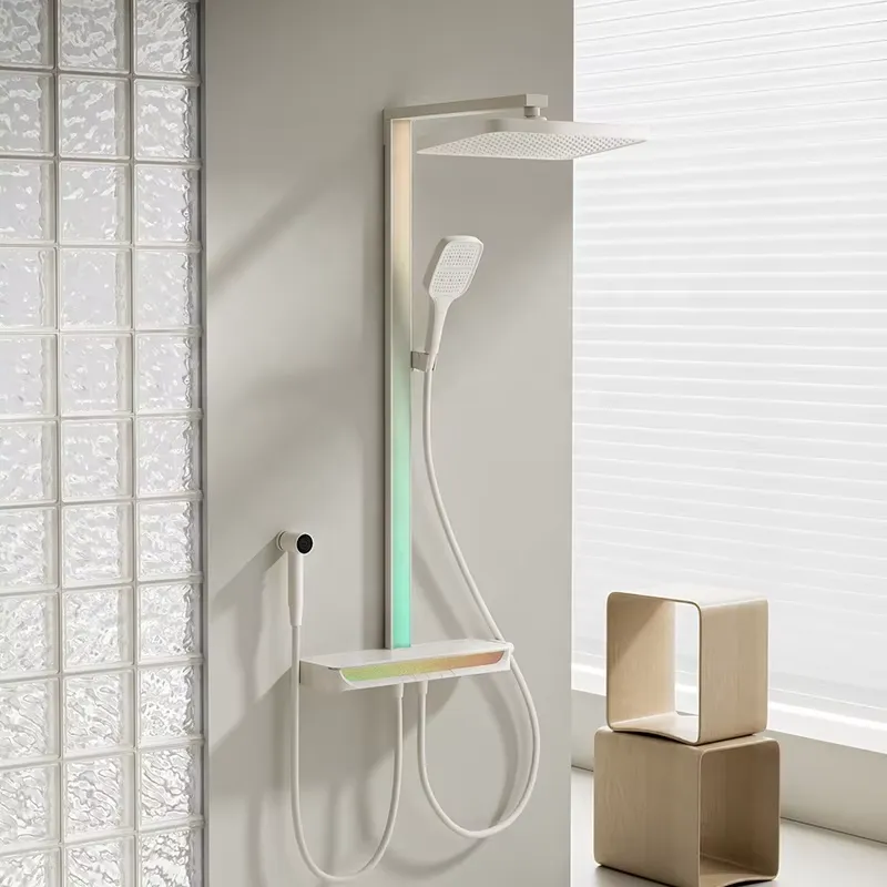 Brass Digital Waterfall Shower - Spa Massager ulasan dan harga