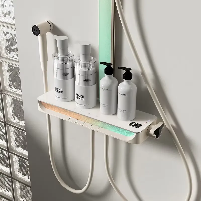 Brass Digital Waterfall Shower - Spa Massager ulasan dan harga