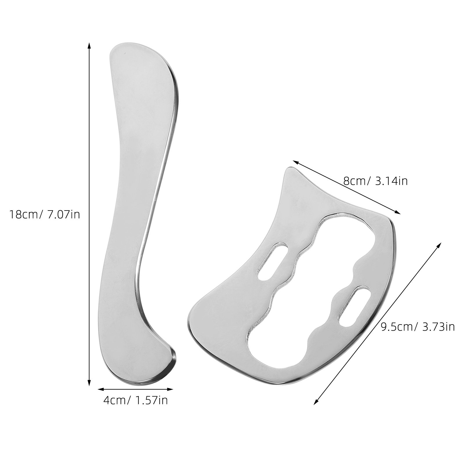 1Set Fascia Scraper Stainless  - Foot Spa ulasan dan harga