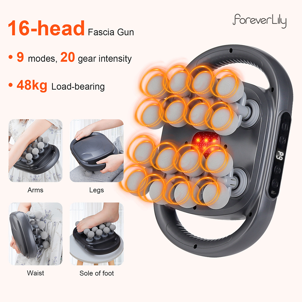 16-Head Fascia Gun High-Freque - Massage Gun ulasan dan harga