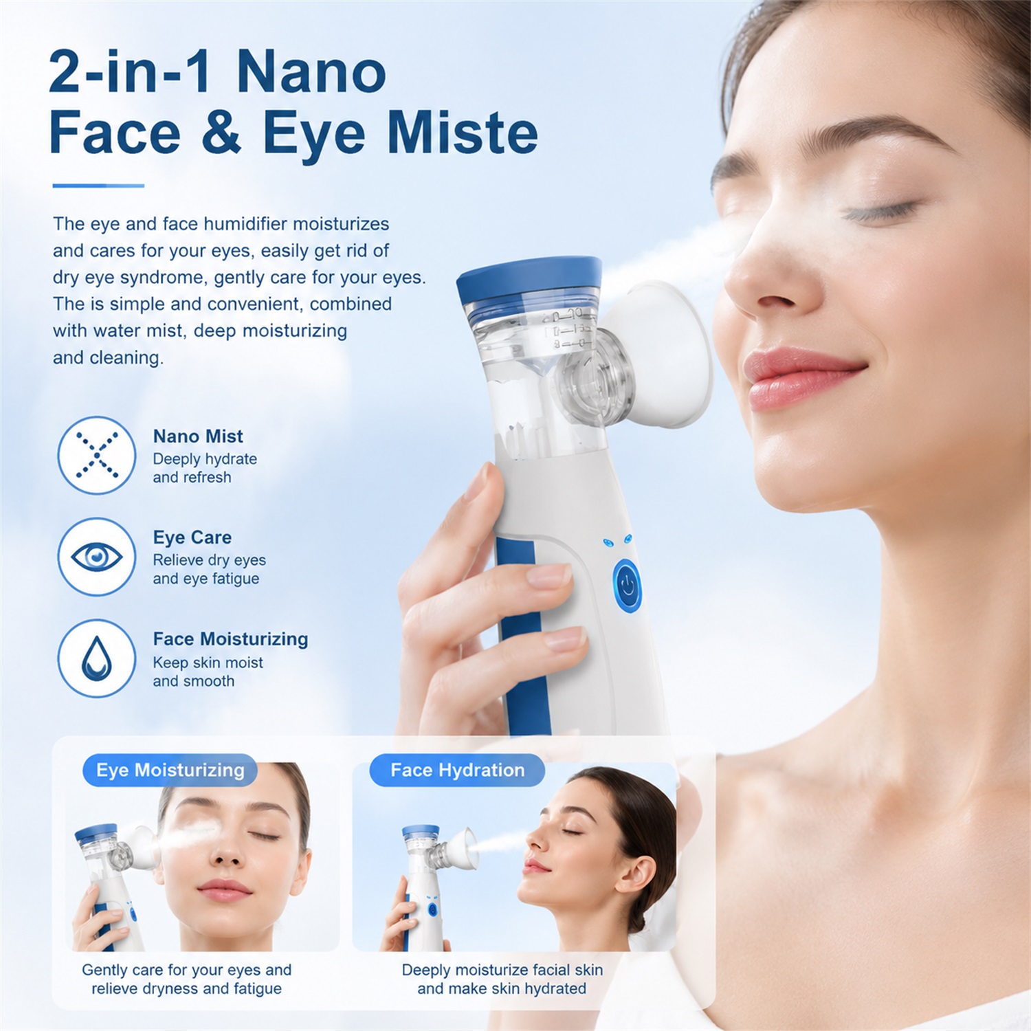 Handheld Facial Nano Mister Po - Face Steamer ulasan dan harga